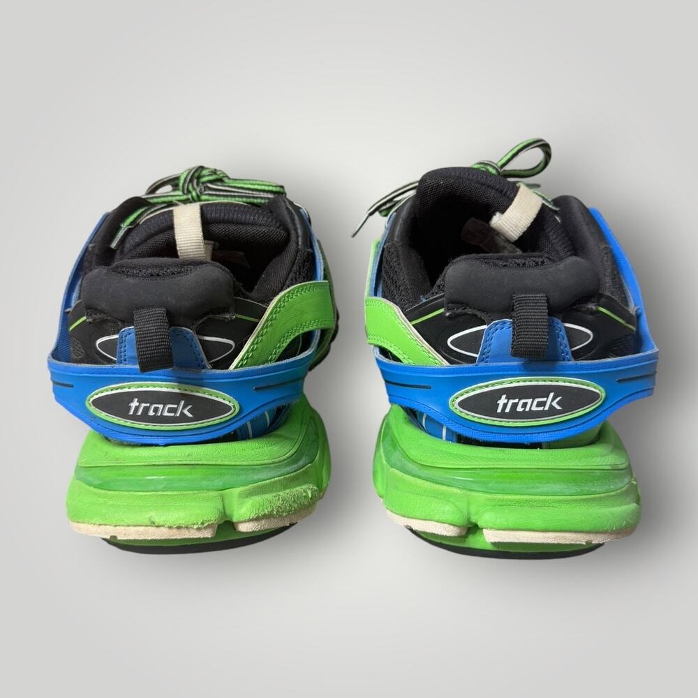 Balenciaga Track Trainers Green Blue Men’s sz 12 - Picture 4 of 15